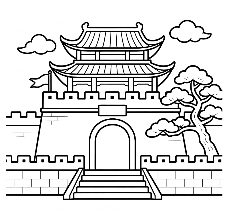 中式门楼